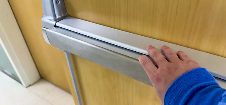 Installing a Push Bar on a Door Cuyahoga Falls